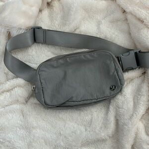 Lululemon. Gray. Belt bag.